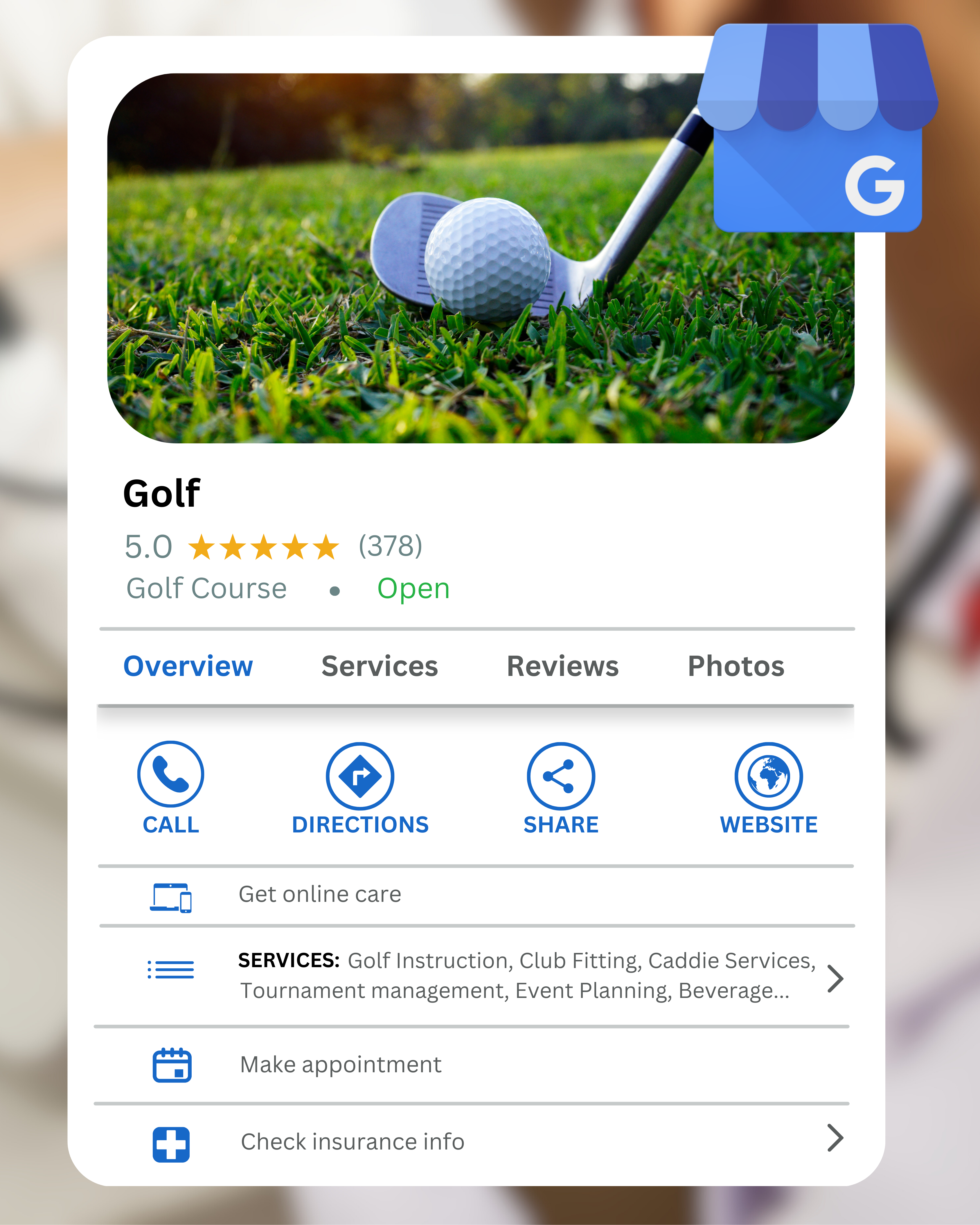 google golf business